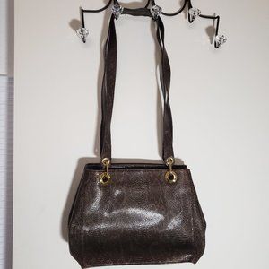 Stuart Weitzman - Snake print long double strap shoulder bag